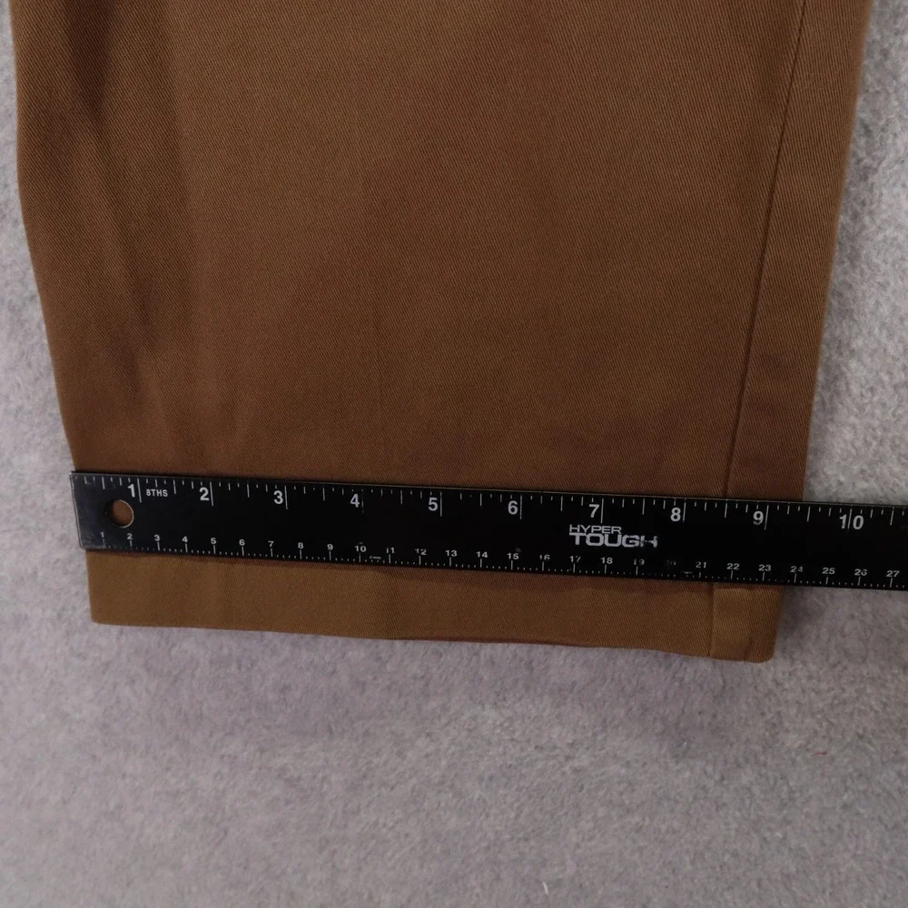 Roundtree & Yorke Pants Mens 40x34 TravelSmart Core Comfort Waistband Flex Khaki